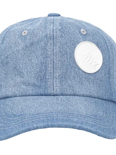 Mmc Studio Denim Baseball Cap In Blue