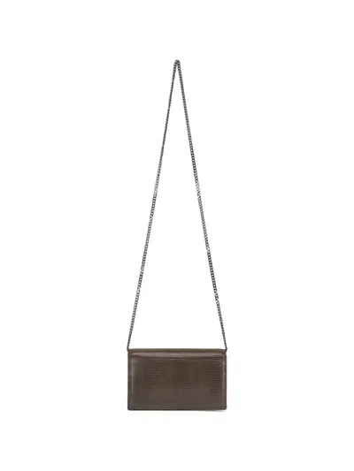 Akris Anouk Envelope Clutch Bag In Red