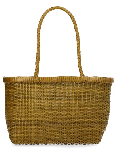 Dragon Diffusion Small B Weave Leather Shoulder Bag In Pattern