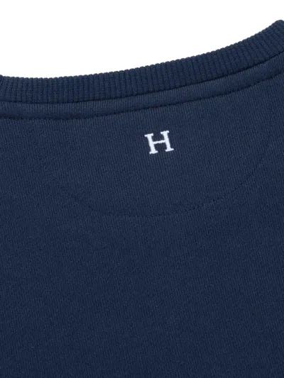 Hackett Graphic-print Sweatshirt In Blue