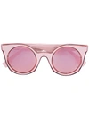 Fendi Eyewear Round Frame Sunglasses - Pink