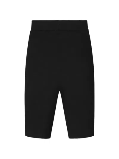 Essentials Soft Rib Biker Short In Black