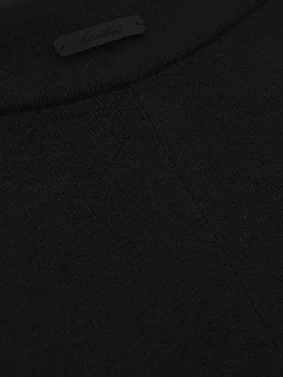 Essentials Soft Rib Biker Short In Black