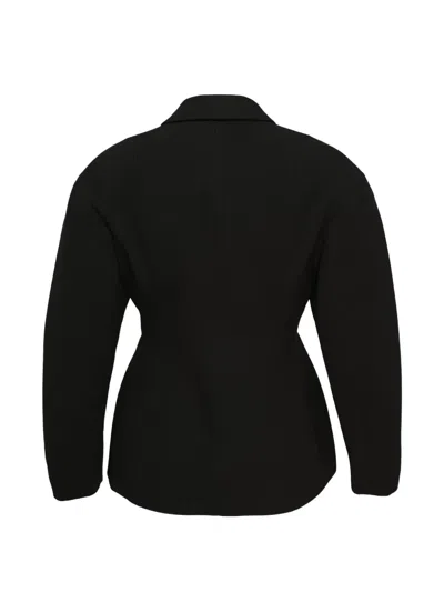 Jil Sander Double Face Technical Jacket In Black