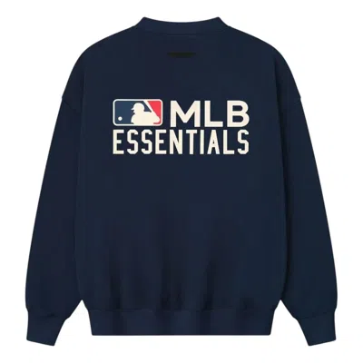 Essentials X Mlb Logo Sweatshirt In Blue