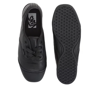Vans Authentic Prima Leather Sneakers In Black