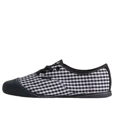 Vans Authentic Prima Gingham Sneakers In Black