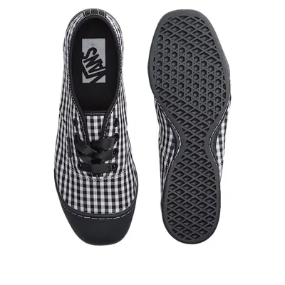 Vans Authentic Prima Gingham Sneakers In Black