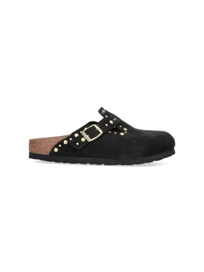 Birkenstock Contoured Sandals With Adjustable Straps And Ergonomic Footbed In Black