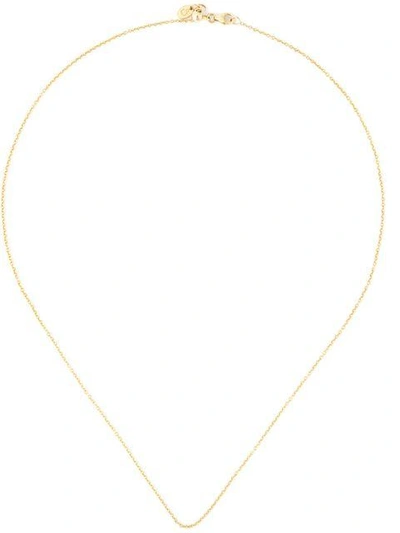 Shop Loquet Short Chain Necklace In Metallic