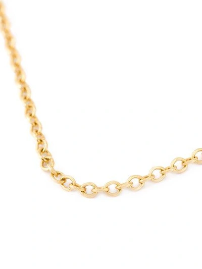 Shop Loquet Short Chain Necklace In Metallic