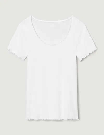 Tommy John Pointelle Rib Lounge T-shirt In Yellow