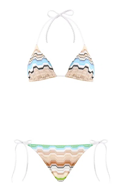 Missoni Zigzag-patterned Bikini Set In Multi