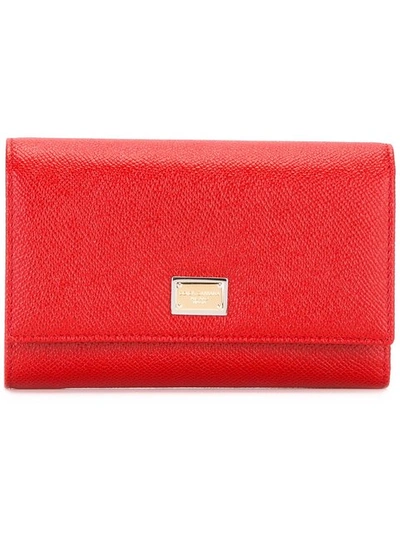 Dolce & Gabbana Dauphine Wallet - Red