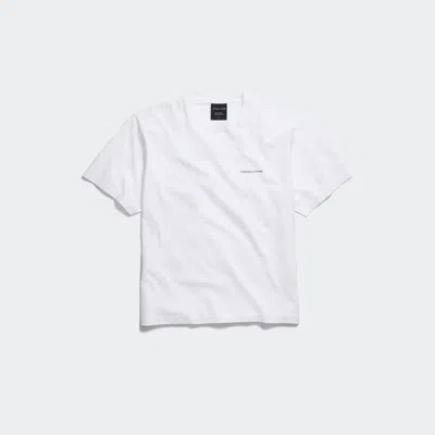 Canada Goose Cotton Logo Crew Neck Graphic T-shirt In White