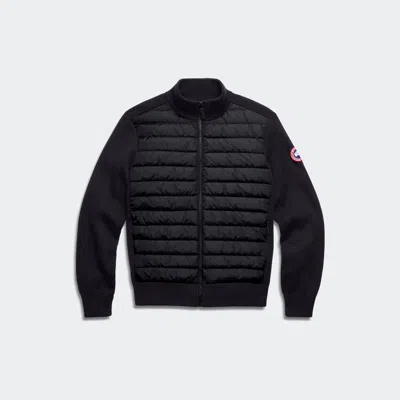 Canada Goose Down-merino Wool Hybridge Puffer Jacket In Black