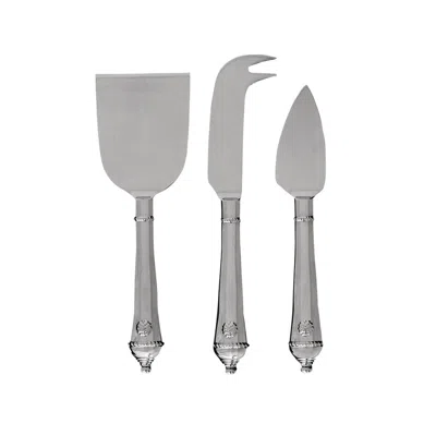 Juliska Berry & Thread Cheese Knife Assorted, Set Of 3 In Silver