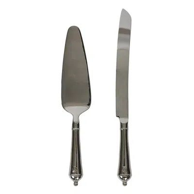 Juliska Berry & Thread 2 Piece Polished Cake Knife And Server