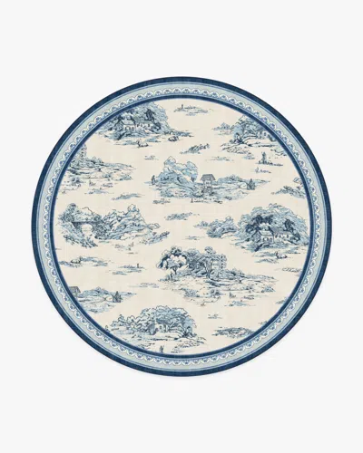 Ruggable Provence Toile Delft Blue Flatwoven Rug | ModeSens