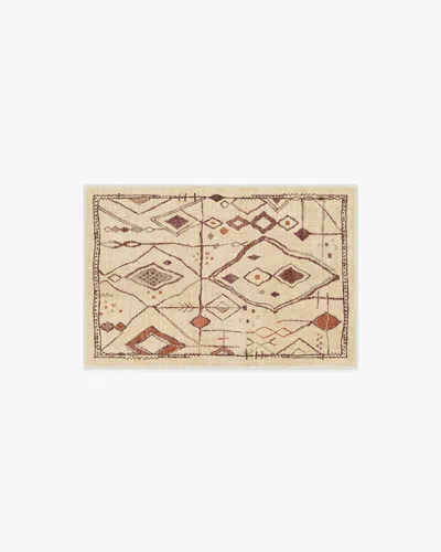 Ruggable Saguaro Trail Ivory & Rust Flatwoven Rug In Neutral | ModeSens