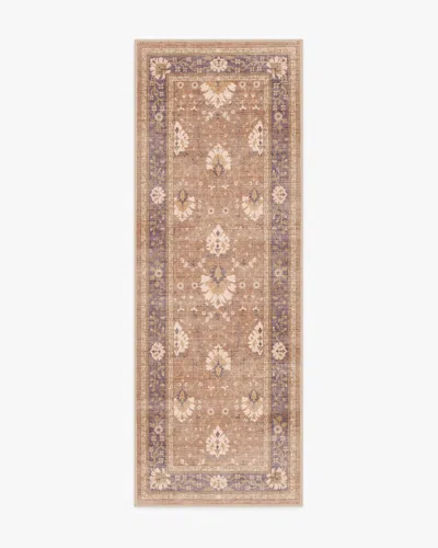 Ruggable Serafina Taupe & Plum Flatwoven Rug In Animal Print | ModeSens