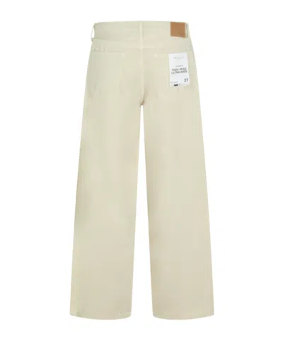 Rag & Bone Sofie Ultra-wide-leg Jeans In White