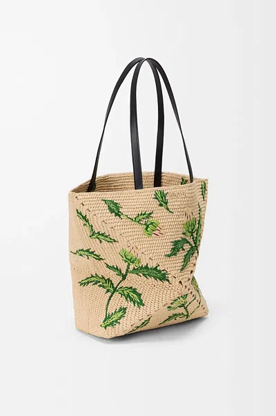 Loewe Foldable Shoulder Bag In Green