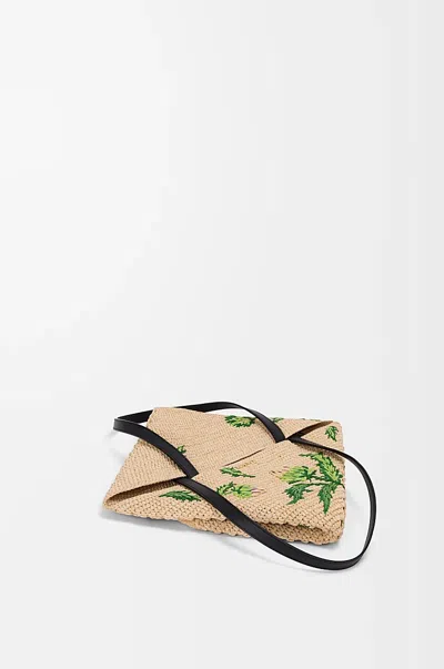 Loewe Foldable Shoulder Bag In Green