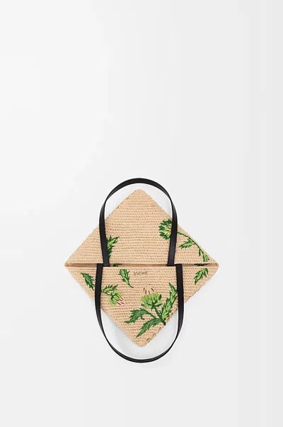 Loewe Foldable Shoulder Bag In Green