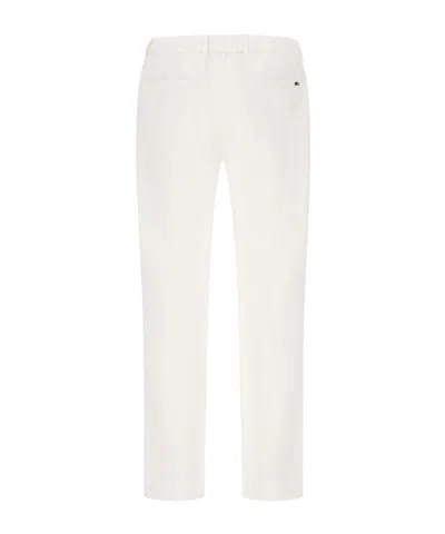 Herno Drawstring Straight Trousers In White