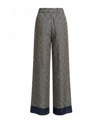 Peserico Patterned Trousers In Gray