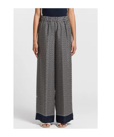 Peserico Patterned Trousers In Gray