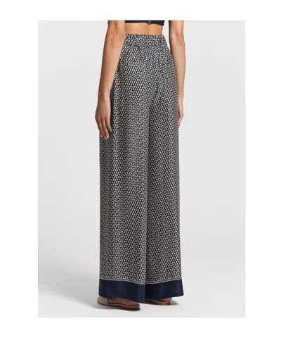 Peserico Patterned Trousers In Gray