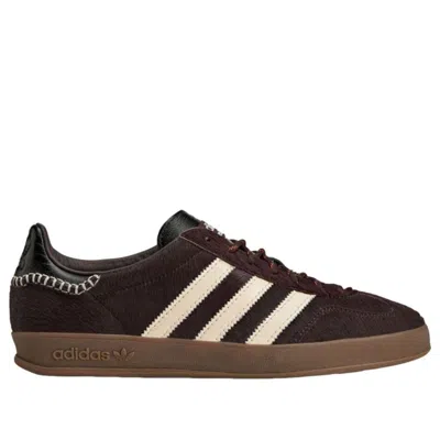 Adidas Originals Adidas By Wales Bonner Gazelle Pony Sneakers In Burgundy