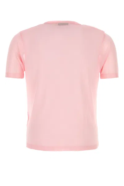 Ernest W.baker Pink Knit T-shirt