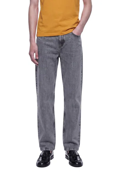 Second / Layer Second Layer Big Papi Slim Straight Leg Jeans In Gray