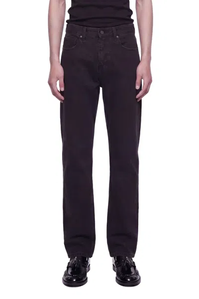 Second / Layer Big Papi Stonewashed Jeans In Black