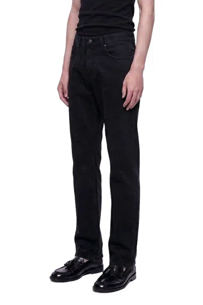 Second / Layer Big Papi Stonewashed Jeans In Black