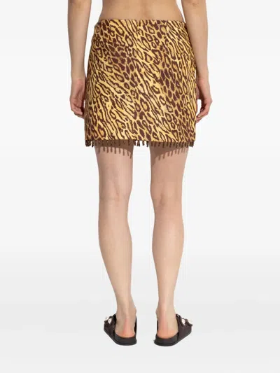 Zimmermann Rock Mit Perlen In Brown