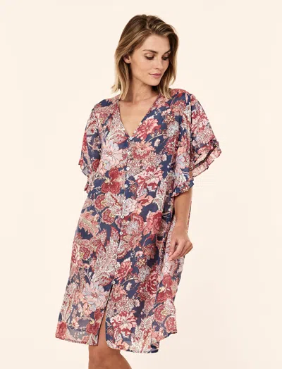 Papinelle Ella Frill Nightie Nightgown In Brown