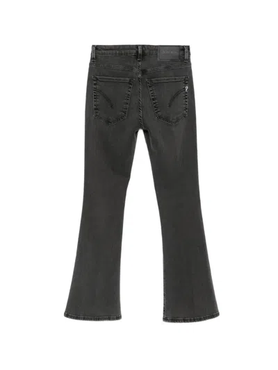 Dondup Flared Jeans In Black