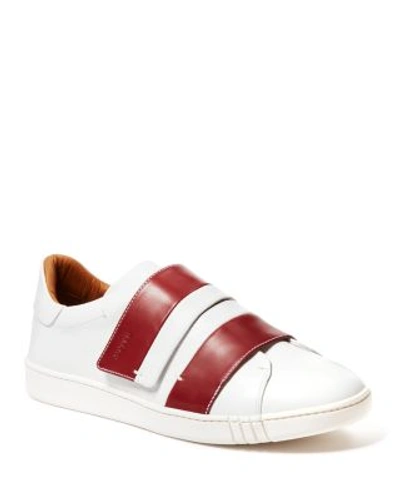 Shop Bally Willet Sneakers In White/red