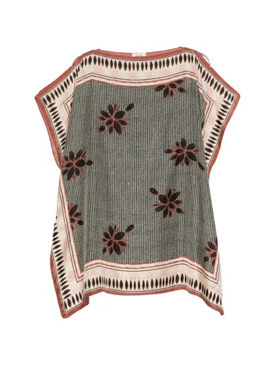Diega Geometric-pattern Tunic In Multi