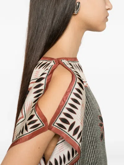 Diega Geometric-pattern Tunic In Multi