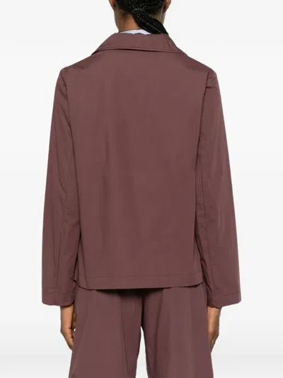 Diega Button-up Patch-pocket Blazer In Purple