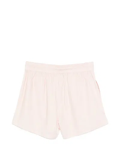 Plan C Drawstring-waist Shorts In Pink