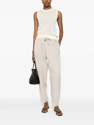 Herno Perforated-knit Top In White