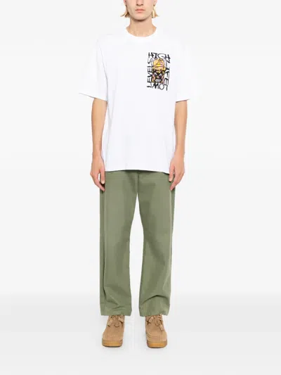 Edwin Hatty Man T-shirt In White