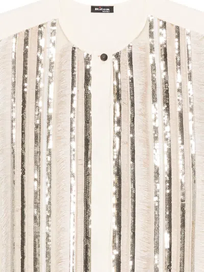 Kiton Sequin-embellishment Top In Multi