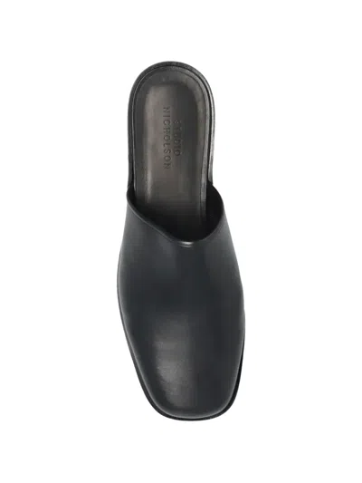 Studio Nicholson Barlow Mules In Black